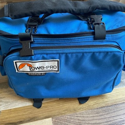Lowepro Magnum 35 Vintage Blue Professional Camera Bag Padded Shoulder Case