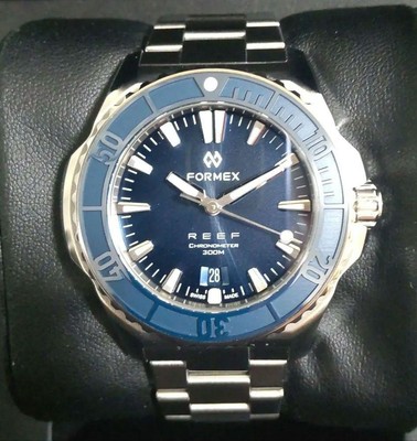 FORMEX REEF CHRONOMETER Blue Dial 42mm Men's Watch