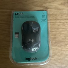 Logitech M185 Wireless Mouse, 2.4GHz with USB Mini Receiver