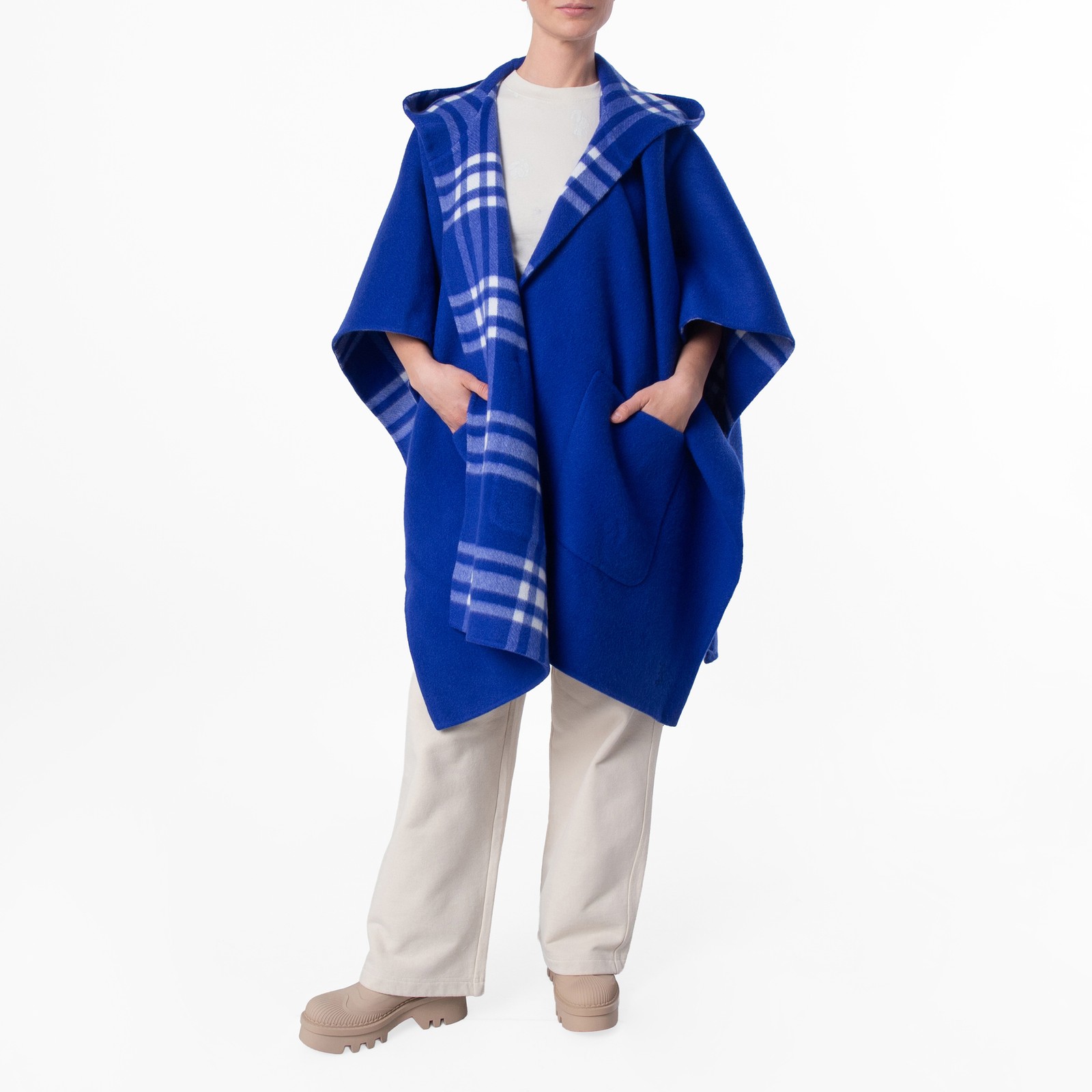 Burberry Vintage Check Reversible Cashmere Cape