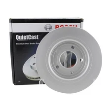 Bosch QuietCast Rear 279mm Solid 5 Lug Disc Brake Rotor For Mazda 3 2.3L 2.5L L4