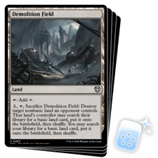 DEMOLITION FIELD X4 Outlaws Of Thunder Junction: Commander Magic MTG MINT CARD