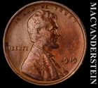 1919 Lincoln Wheat Cent - Scarce  Extra Fine  Better Date  No Reserve  #L4471