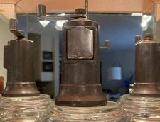 Vintage France Perfex Pepper Grinder Mill Cast Aluminum 4 In "With Patina" Read