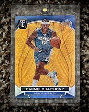 2024-25 Panini Totally Certified Legends Carmelo Anthony Orange Platinum /75