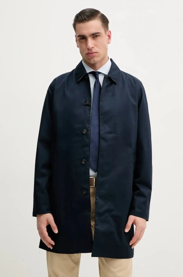 Men’s Barbour Rokig Waterproof Jacket Navy Blue Size XXL - Image 4 of 4