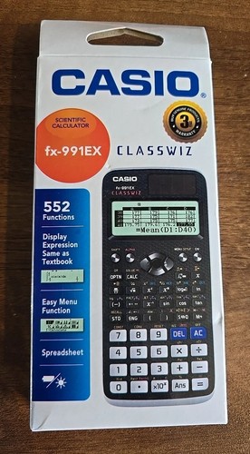 Casio FX-991EX Classwiz wissenschaftlicher Taschenrechner