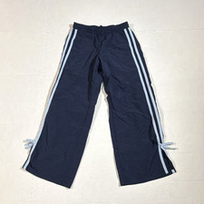 Art Class Girls Navy Wide Leg Pants White Side Stripes Size M 8