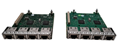 Lot of 2 Dell Broadcom 5720 Quad-Port 1GbE BASE-T FM487 0FM487