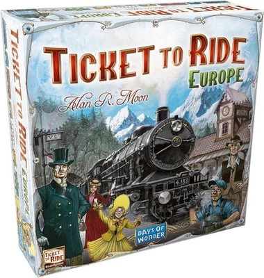 Days of Wonder | Ticket to Ride Europe | Board Game | Ages 8+ | 2-5 Players |