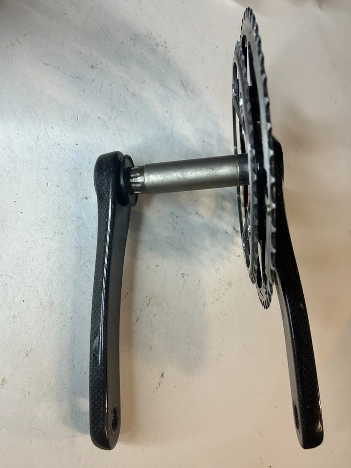 Juego de bielas de carretera de carbono SRAM Force - 9/10 velocidades, 175 mm, 51/42T Foto 3 de 4