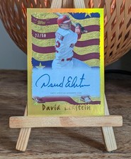 2025 Topps Archives David Eckstein 1995 Cyberstats Gold Foil Auto /50