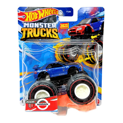 Hot Wheels Monster Trucks Treasure Hunt Nissan GT-R R34 Nismo 1:64