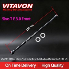 VITAVON 198mm Front Center Drive Shaft Dogbone For Losi 5T E 3.0 1/5