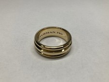 David Yurman 3 Row 18k Yellow Gold Ring Mens ...