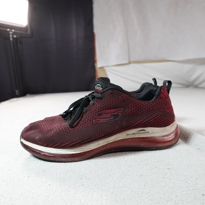 Skechers Shoes Mens Size 10 Red Skech-Air Sneakers Air Cushion Run Jog 232340