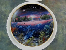 Danbury Mint Under Water Paradise "Search for Harmony" Collector Plate 1991