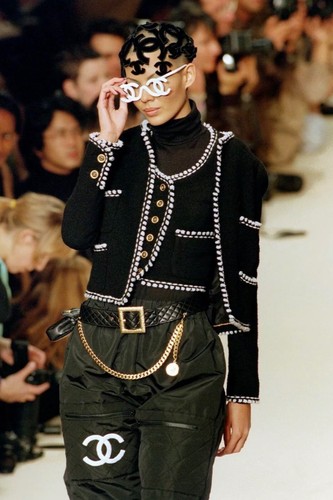CHANEL Quilted Chained Belt Bum Bag 