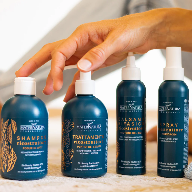 Box Bio Beauty Routine SOS Capelli Danneggiati - MaterNatura