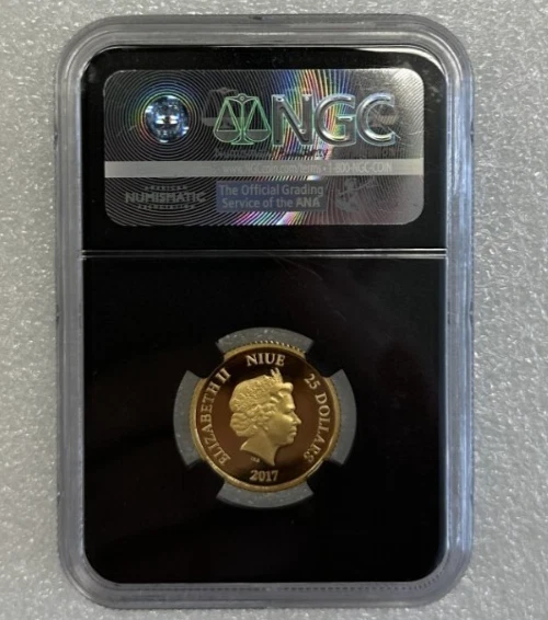 2017 Niue Star Wars Obi-Wan Kenobi Classic 1/4oz .999 Gold Proof Coin NGC PF69UC - Image 3 of 4