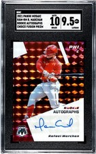 2021 Panini Mosaic Rafael Marchan FUSION PRIZM SGC 9.5 w/10 AUTO RC