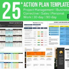 25+ Action Plan Templates Excel | Project, Business, Personal, Sales & Strategy