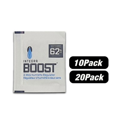 Integra Boost | 62% | 4g | Hygro Pack | Humidity Feuchtigkeitsregulator 10x 20x