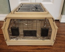 NYLABONE Folding Away Collapsible 12 X 17 X 8 Pet Dog and Cat Cage Carrier Small