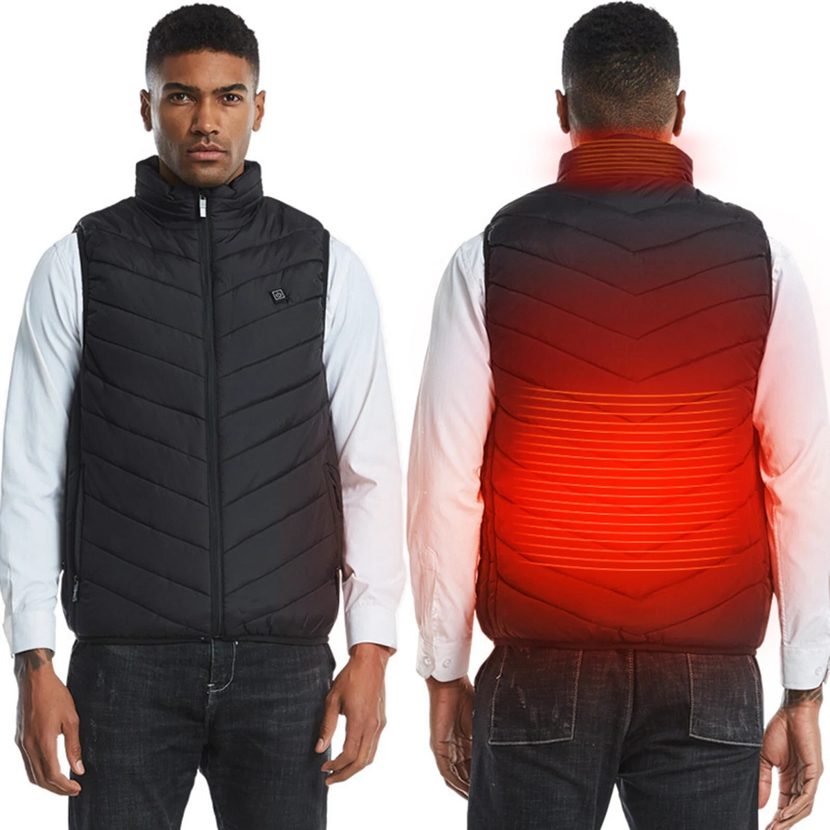 Heated Vest Heating Jacket for Men and Women USB Electric Warmer