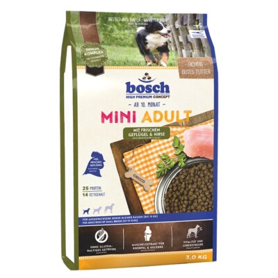 BOSCH Mini Adult mit frischem Geflügel & Hirse 3 kg