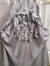 Violet & Claire Brand Flower Front Tank Shell in Gray Color Size Large