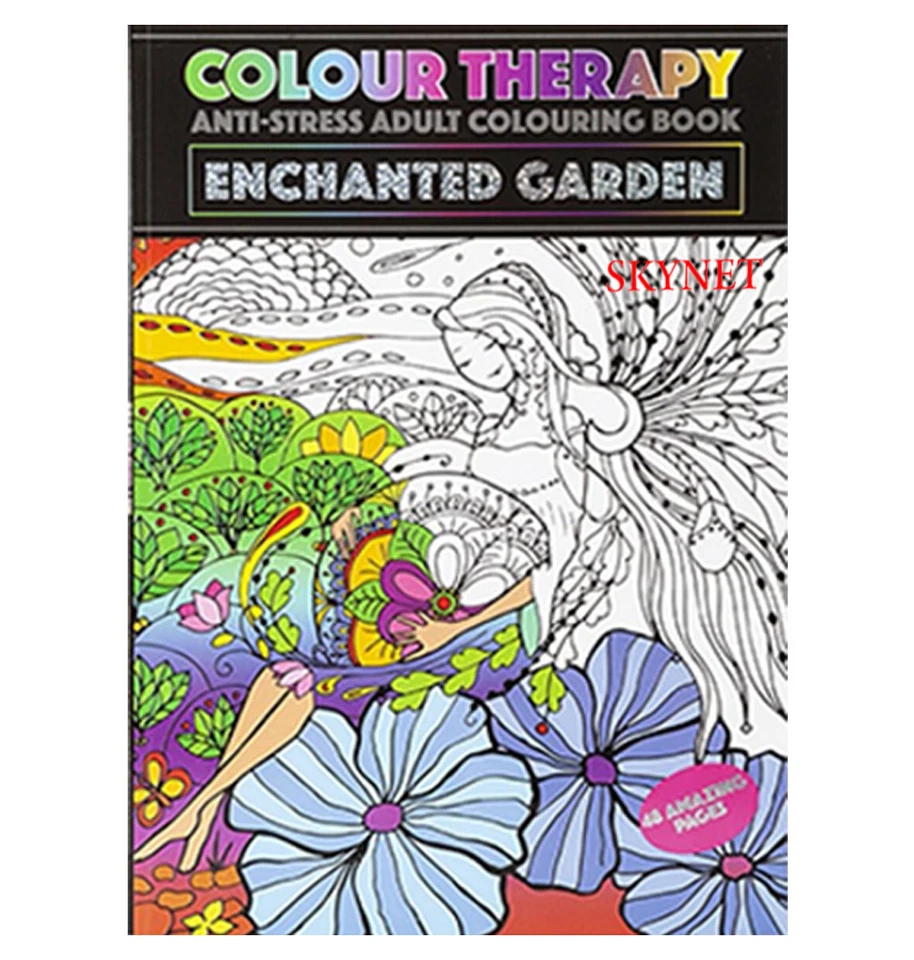 NEW EDITION A4 ANTI-STRESS ADULT COLOURING BOOK BOOKS RELAX Therapy FOR ADULTS - Image 3 of 4