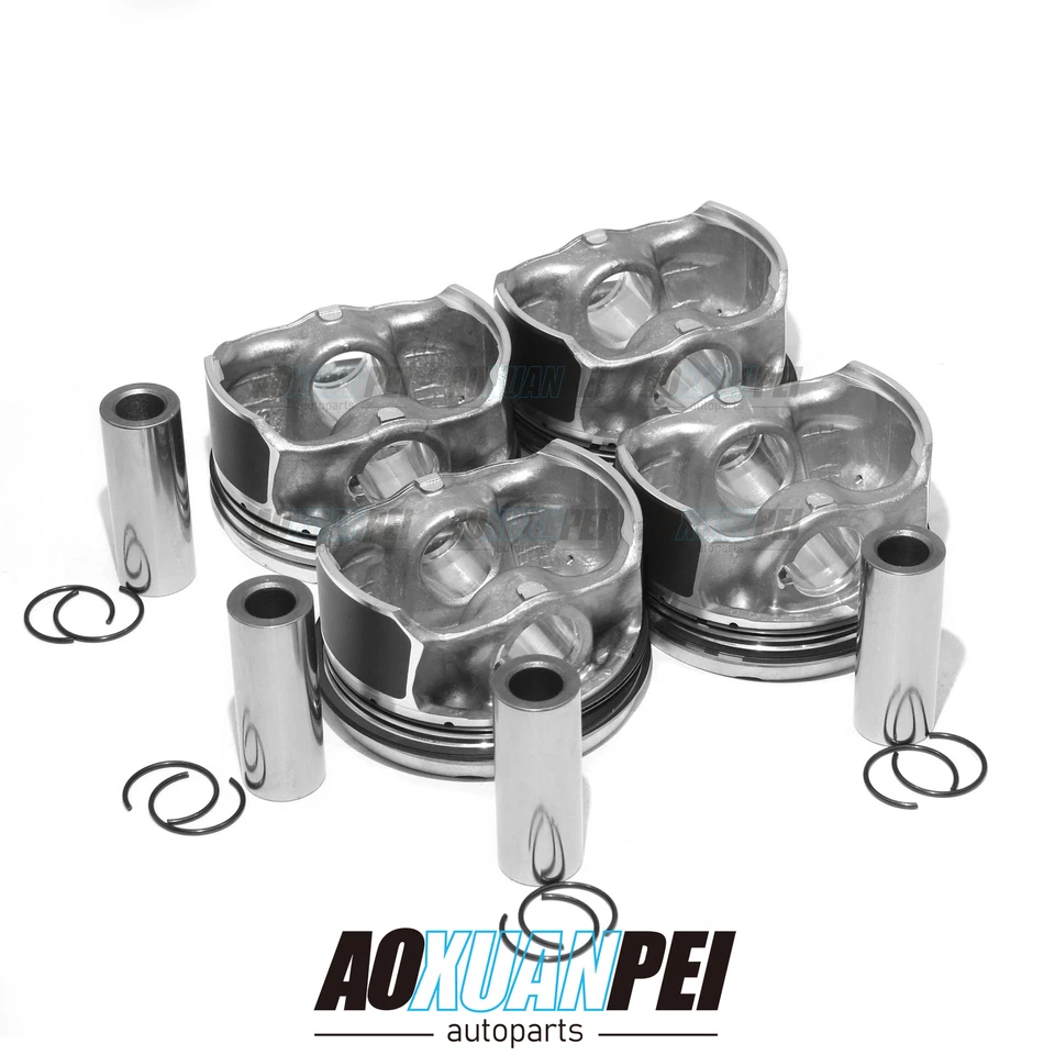 4x Kolbenringe Set Oversize 83.01+0.5mm Stifte Φ 21mm für 2.0T Audi A4 A5 VW GTI - Bild 2 von 4