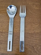 Studio Nova Japan Stainless Flatware Modern Design MCM, SERVING Fork and Spoon
