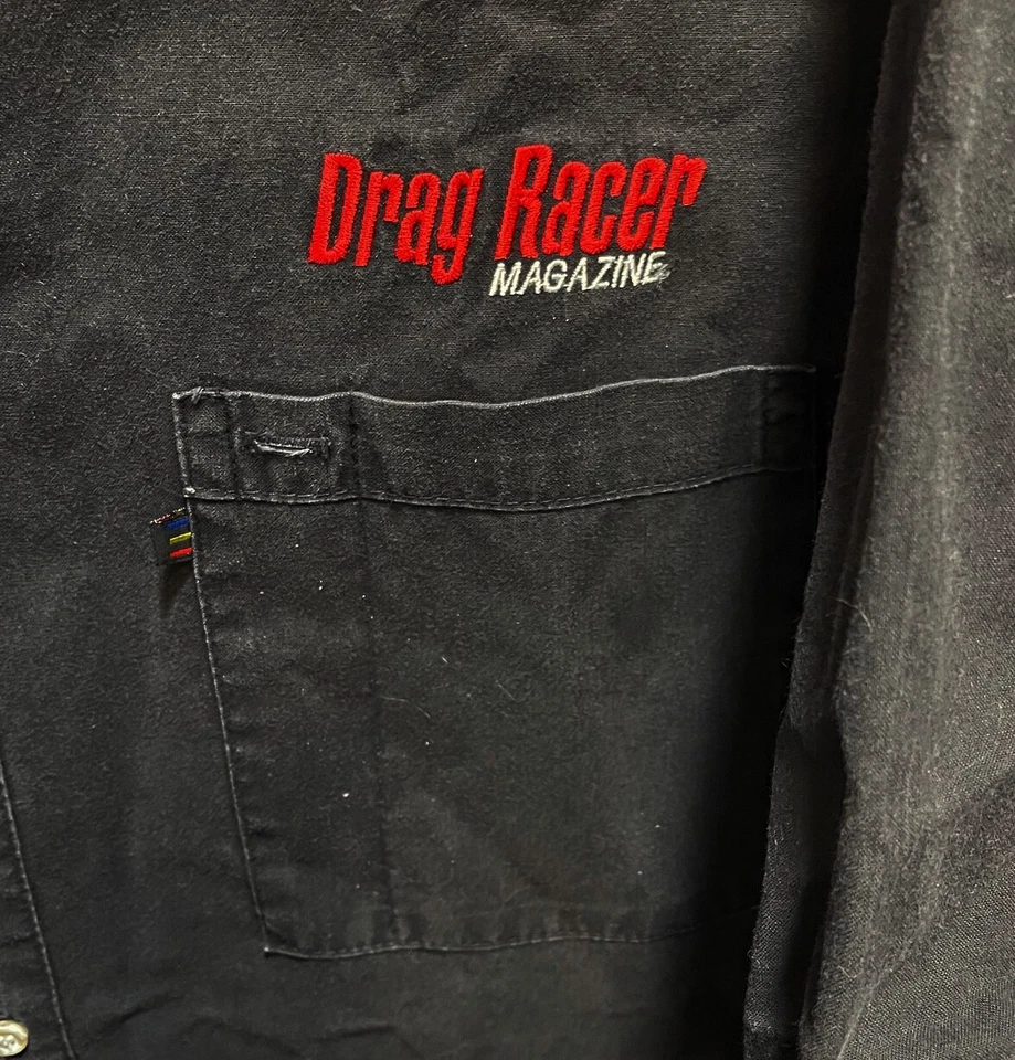 CAMISA VRHTF NHRA "DE COLECCIÓN ORIG TOM THE MONGOOSE MCEWEN DRAG RACER MAGAZINE" CON CERTIFICADO DE AUTENTICIDAD Foto 4 de 4