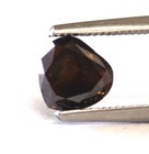 GIA Certified heart diamond 1.51ct I2 dark orange brown 6.82x7.12x3.88mm estate — photo 7