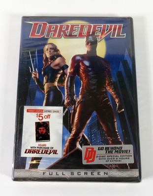 Daredevil DVD 2-Disc Set full screen Ben Affleck Jennifer Garner 2003 NEW SEALED