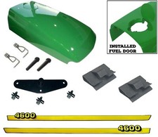 New Upper Hood with Assembled Fuel Door /Catch /Clips Fits John Deere 4600