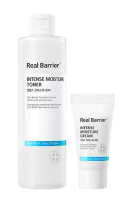 Real Barrier Intense Moisture Toner 300ml + Cream 50ml Moisturizing K-Beauty
