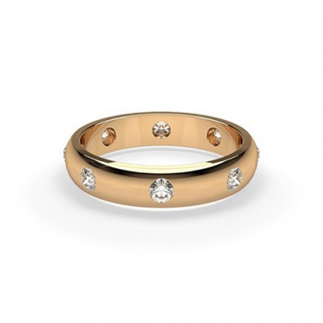 0.40 Ct Round Real Diamond Men's Engagement Band Solid 14K Rose Gold Sizable 0.40 Ct Round Real Diamond Men's Engagement Band Solid 14K Rose Gold Sizable