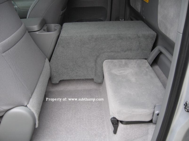 2005-2009 Toyota Tacoma Access Cab Single 10 Rear Console Sub Box Subthump