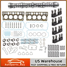 Camshaft Lifters Head Gasket Bolts Set for 08-10 Ford 6.4L V8 Diesel OHV Turbo