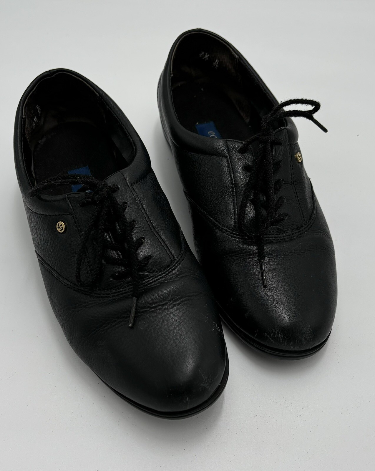 Easy Spirit ESAP1 Women’s  Black Leather B Width Size 8.5