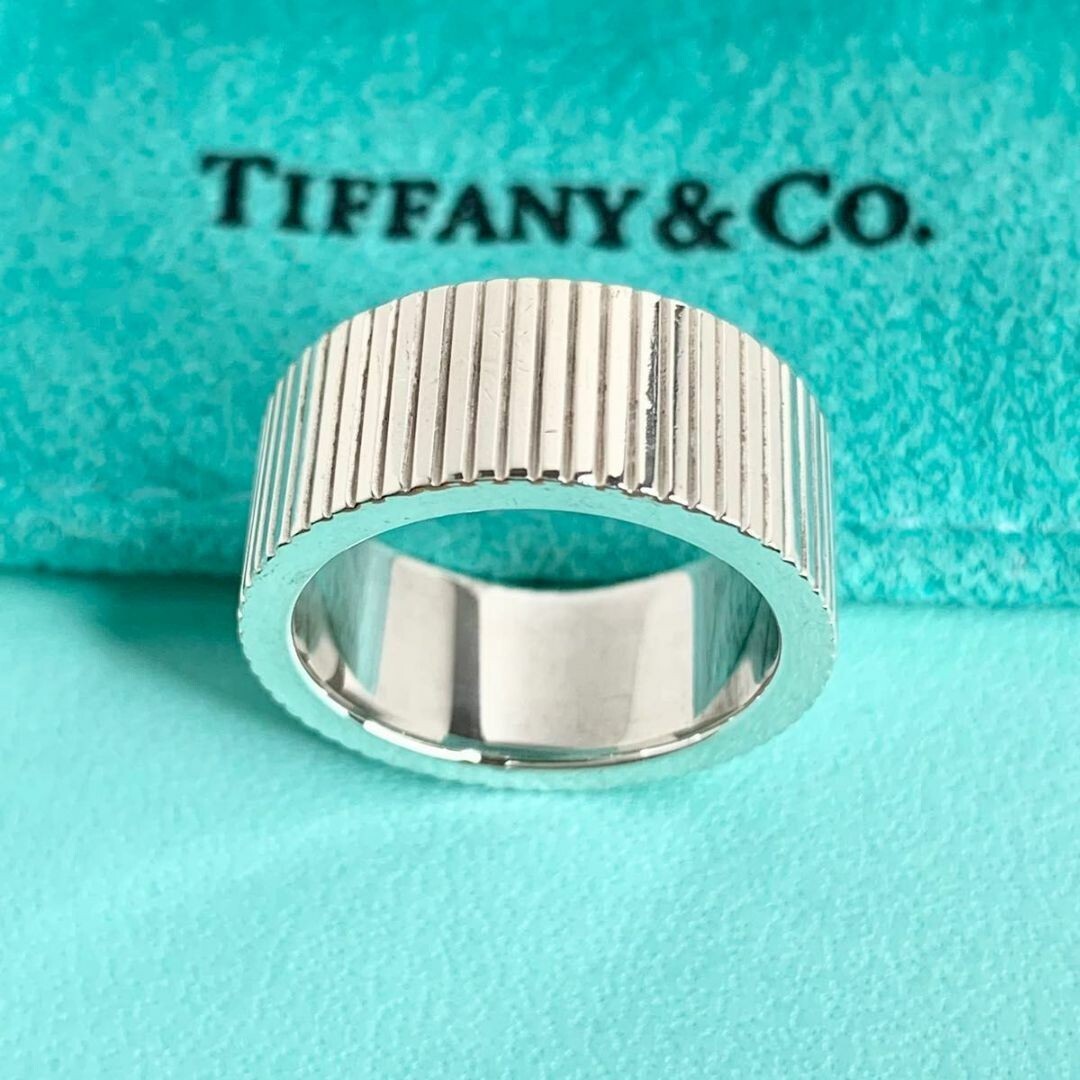 Authentic Tiffany & Co. 1837 Coin Edge Ring Size5.25 x123e Authentic Tiffany & Co. 1837 Coin Edge Ring Size5.25 x123e