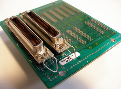 Harris Corp ROA1172357/1 Concentrator Module, 2x Centronics 50-pin to IDC Ribbon