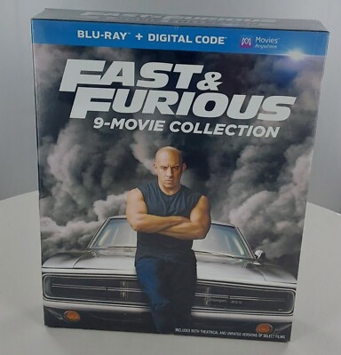 Fast & Furious: 9-Movie Collection (Blu-ray + Digital Code) Brand