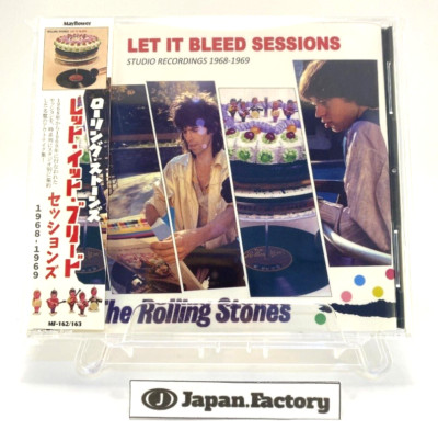 THE ROLLING STONES LET IT BLEED SESSIONS 2CD + Original OBI NEW!!