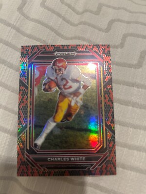 2023 Panini Prizm Draft Picks - Charles White #14 Snakeskin Prizm