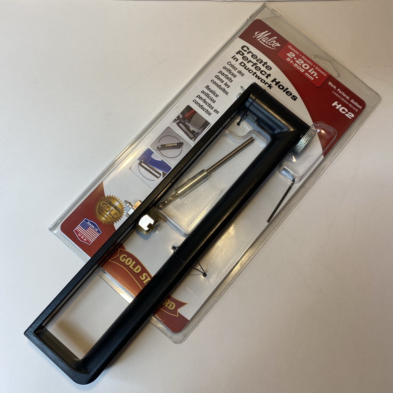 Malco HC2 Sheet Metal Hole Cutter 2 20 Inch Diameter eBay