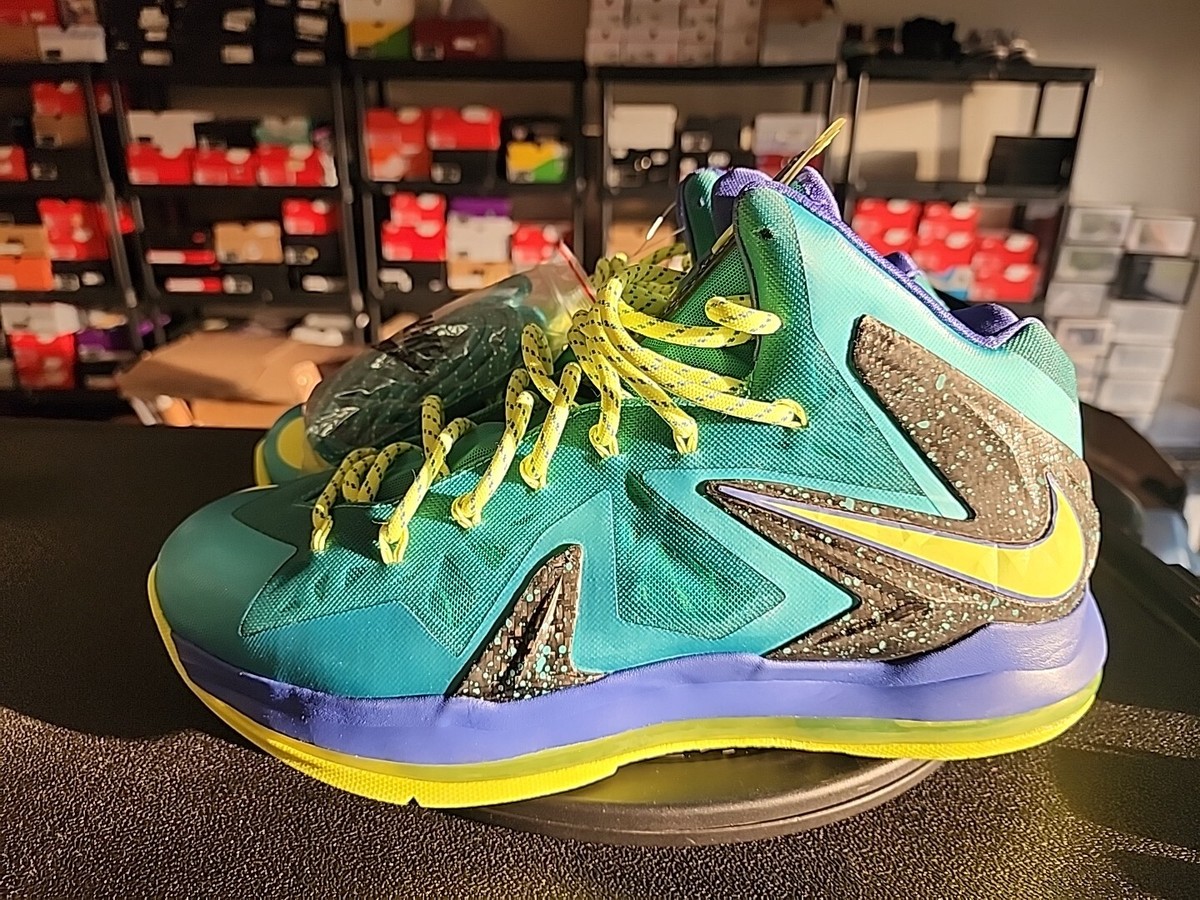 Size 11.5 - Nike LeBron 10 P.S. Elite Sport Turquoise | eBay
